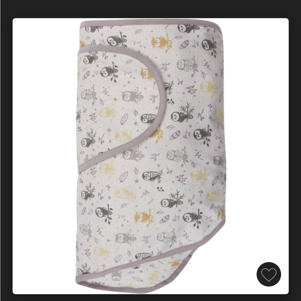 Miracle blanket swaddle wrap - Forrest owls NWOT